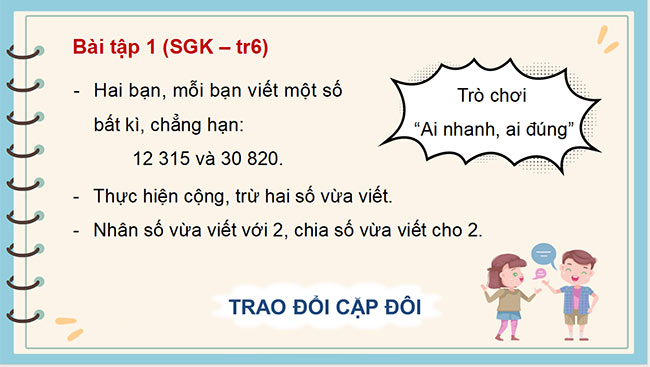 Bài giảng PowerPoint Toán lớp 4 sách Cánh diều Học kì 1