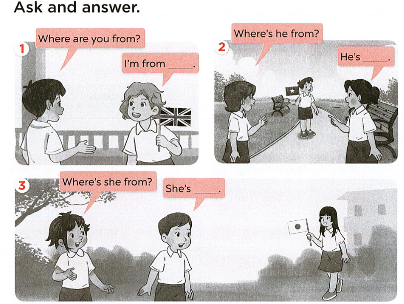 Sách bài tập tiếng Anh lớp 4 unit 1 Global success minh họa 1