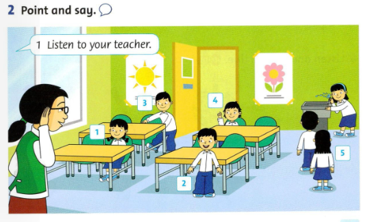 Giải SBT tiếng Anh 1 Unit Starter Hello! Lesson 2 minh họa 2