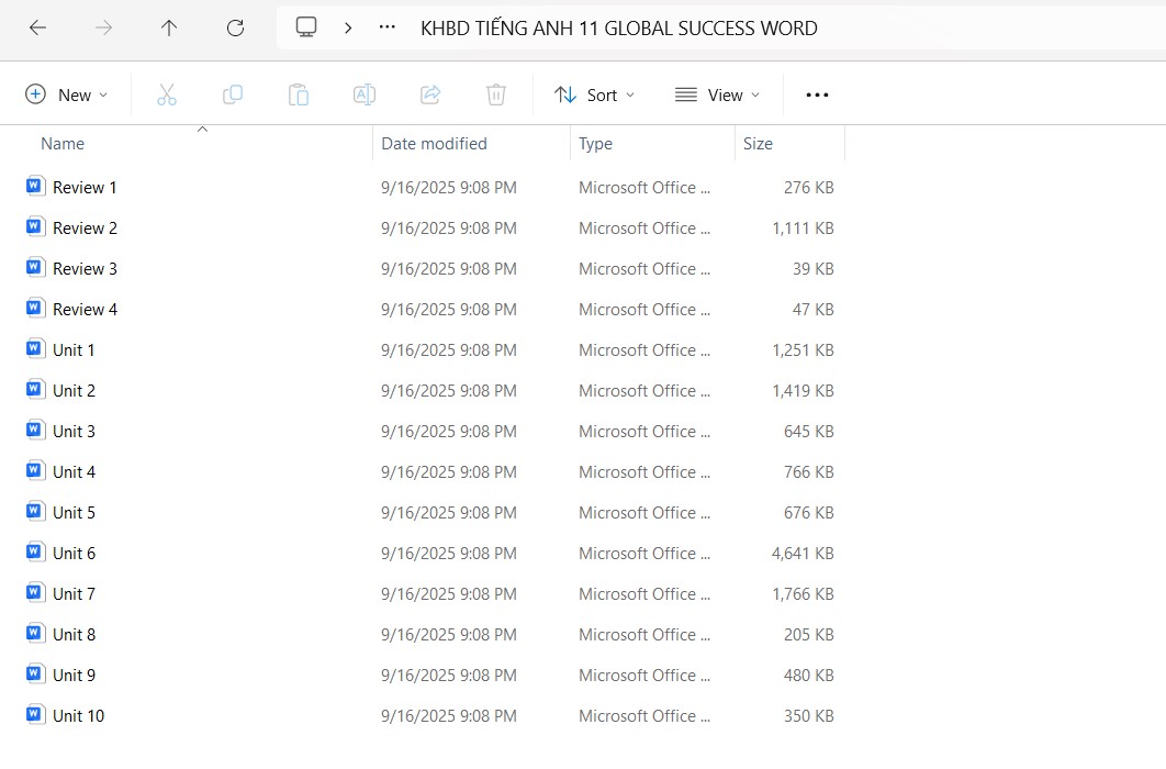 Giáo án tiếng Anh 11 Global Success