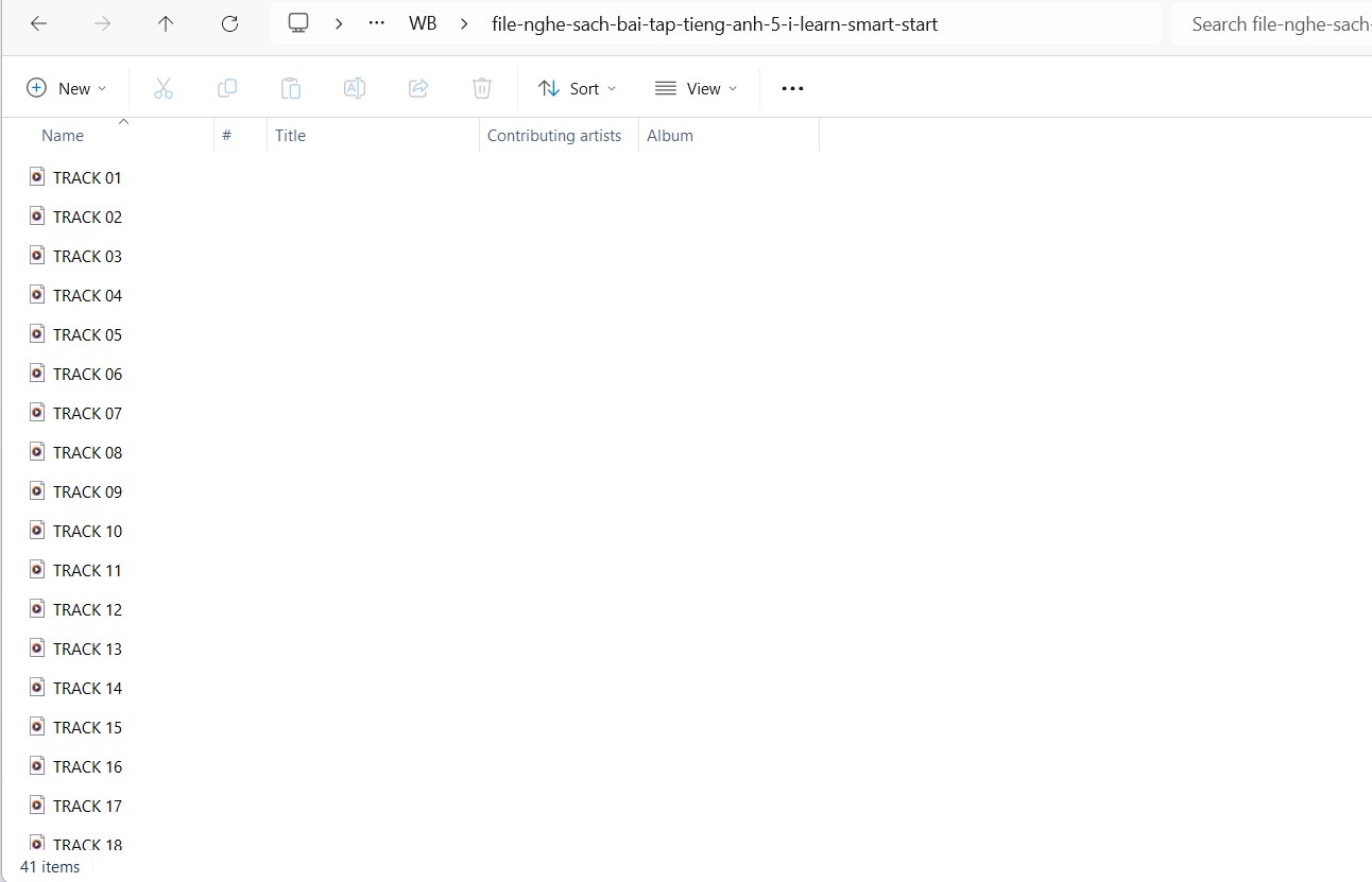 File nghe sách bài tập tiếng Anh 5 i-Learn Smart Start