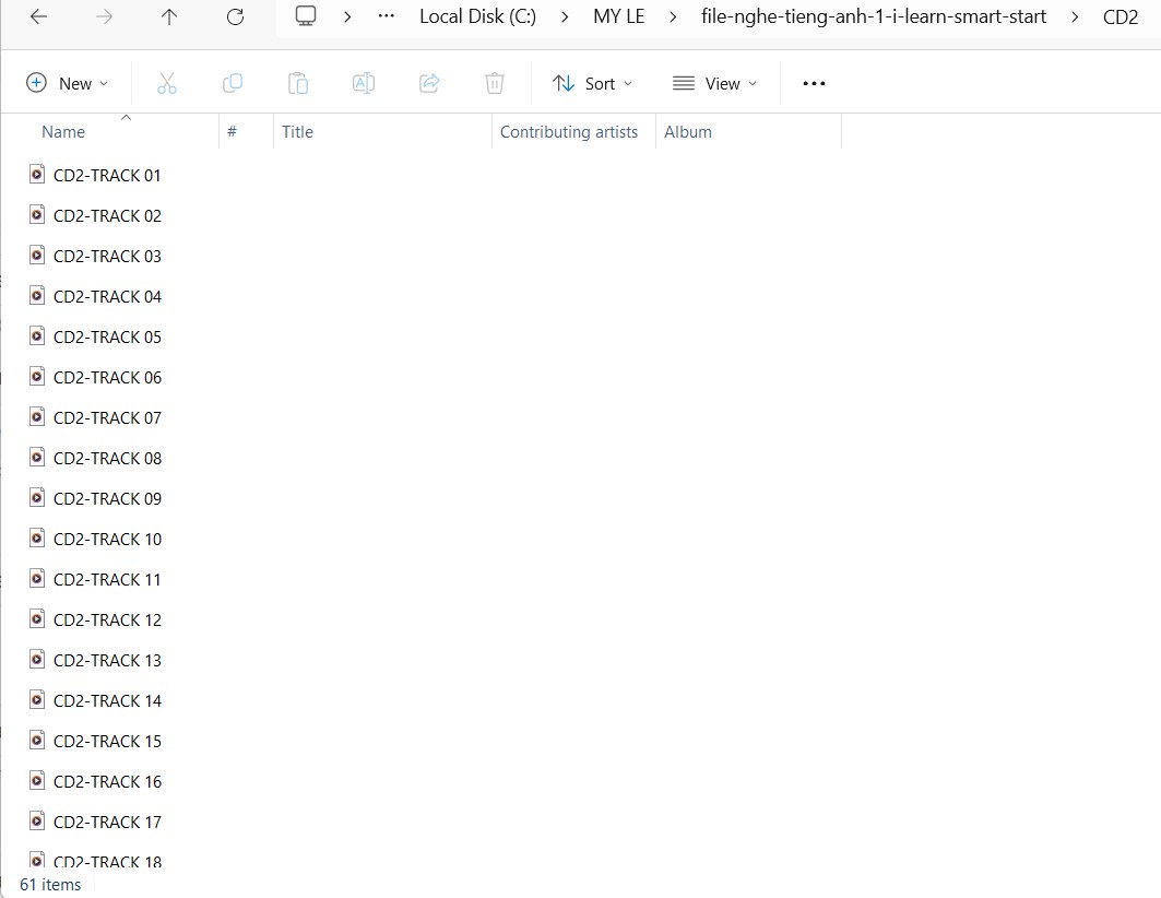 File nghe tiếng Anh 1 i-Learn Smart Start - CD2