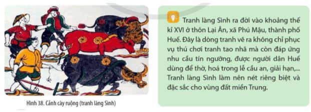 Giải Chuyên đề Lịch sử 11 Cánh diều: Nghệ thuật thời Lê Trung Hưng và thời Nguyễn