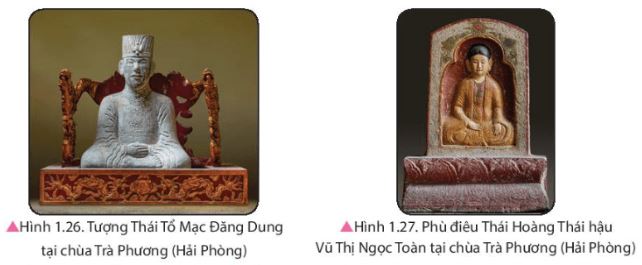 Giải Chuyên đề Lịch sử 11 Chân trời sáng tạo: Nghệ thuật thời Lê Sơ, thời Mạc