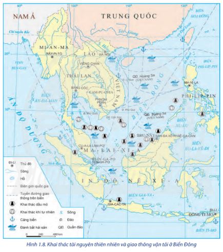 Giải Chuyên đề Địa lí 11 Chân trời sáng tạo: Hợp tác hòa bình trong khai thác Biển Đông