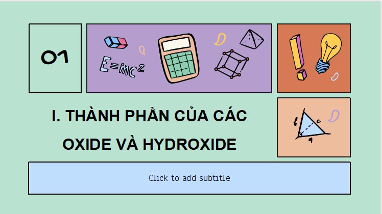 PowerPoint Hóa 10 Xu hướng biến đổi thành phần và một số tính chất của hợp chất trong một chu kì