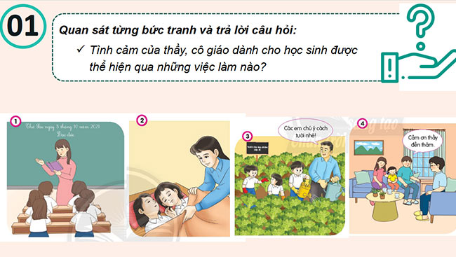 PowerPoint Đạo đức 2 Bài 5: Kính trọng thầy giáo, cô giáo