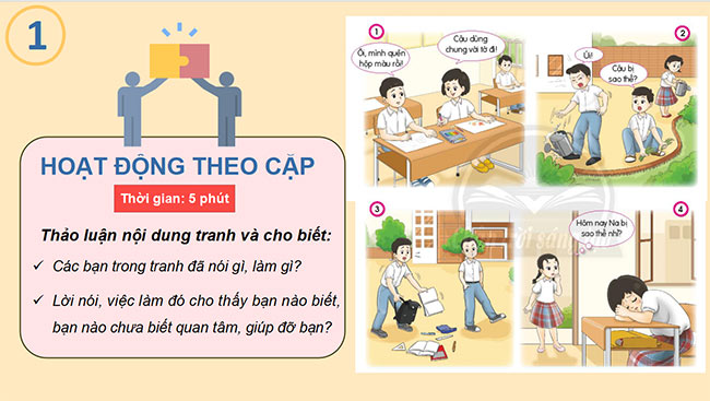 PowerPoint Đạo đức 2 Bài 7: Quan tâm, giúp đỡ bạn