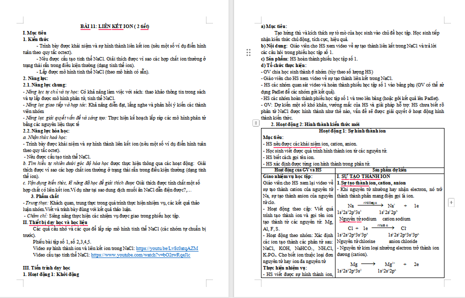 giáo án PowerPoint Hóa học 10 KNTT Bài 11