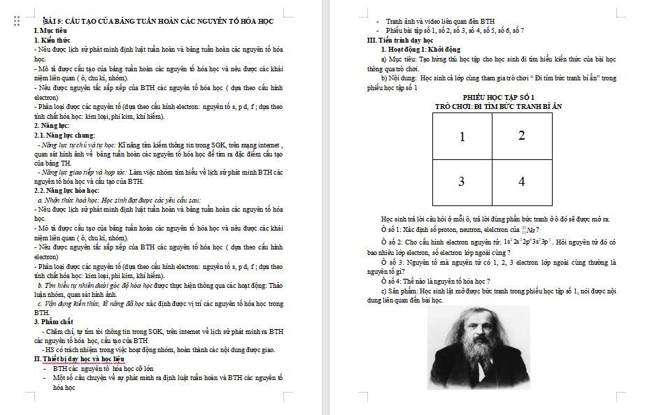 giáo án PowerPoint Hóa học 10 KNTT Bài 5