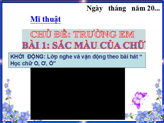 Giáo án PowerPoint Mĩ thuật 3 sách Chân trời sáng tạo