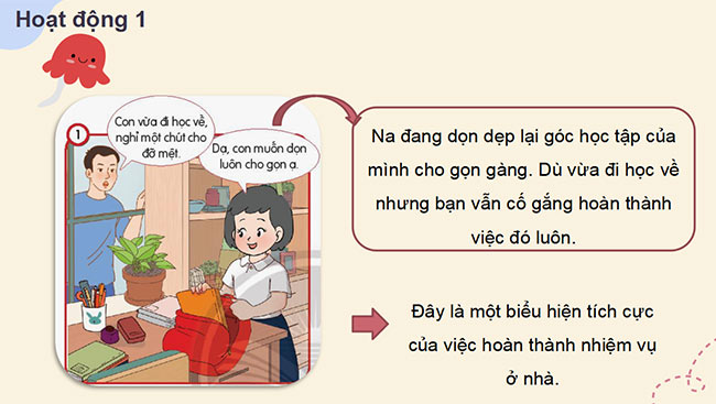 PowerPoint Đạo đức 3 Bài 4: Tích cực hoàn thành nhiệm vụ ở nhà