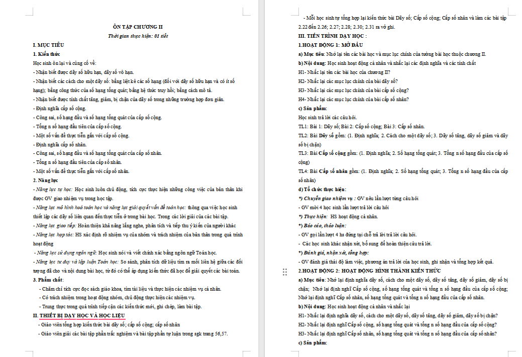 Giáo án PowerPoint Toán 11 Bài tập cuối chương 2