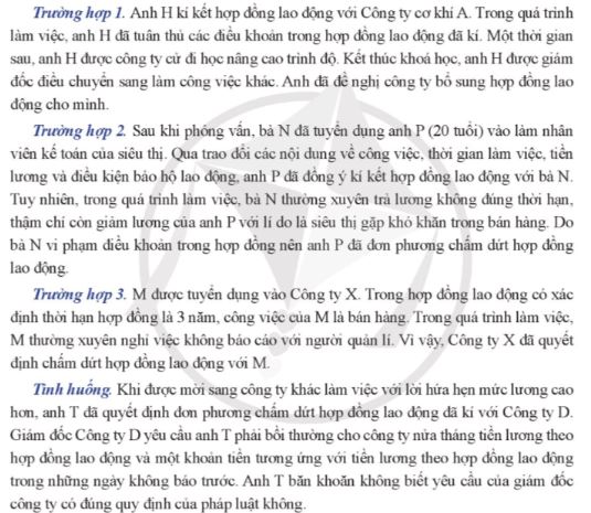 Giải Chuyên đề Kinh tế Pháp luật 11 Cánh diều bài 4