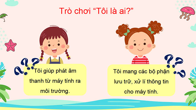 PowerPoint Tin học 3 Các thành phần của máy tính