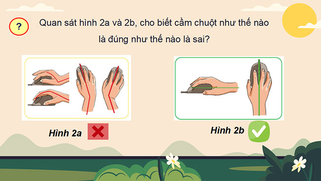 PowerPoint Tin học 3 Em tập sử dụng chuột