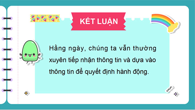 PowerPoint Tin học 3 Thông tin và quyết định