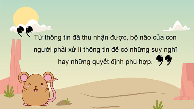 PowerPoint Tin học 3 Xử lý thông tin