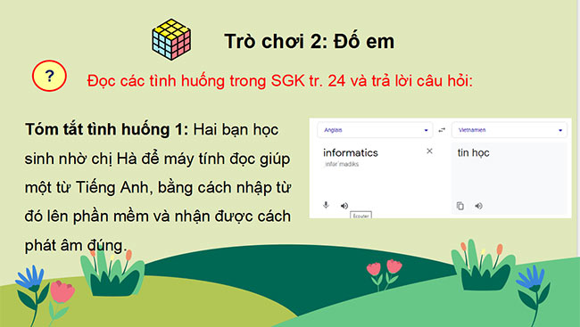 PowerPoint Tin học 3 Ôn tập về thông tin và xử lý thông tin