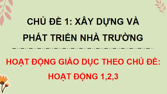 Xây dựng và phát triển nhà trường
