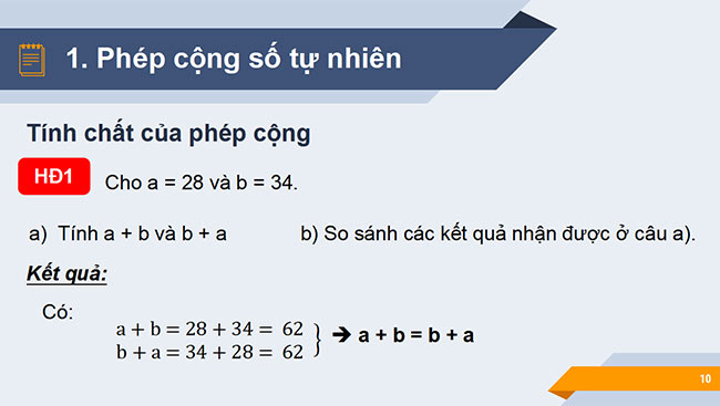 PowerPoint Toán 6 Bài 4: Phép cộng và phép trừ số tự nhiên