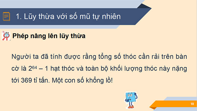 PowerPoint Toán 6 Bài 6: Lũy thừa với số mũ tự nhiên