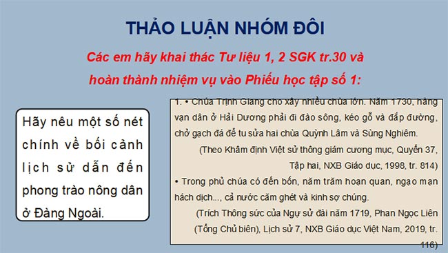 Giáo án PowerPoint Lịch sử 8 Bài 7 Kết nối tri thức