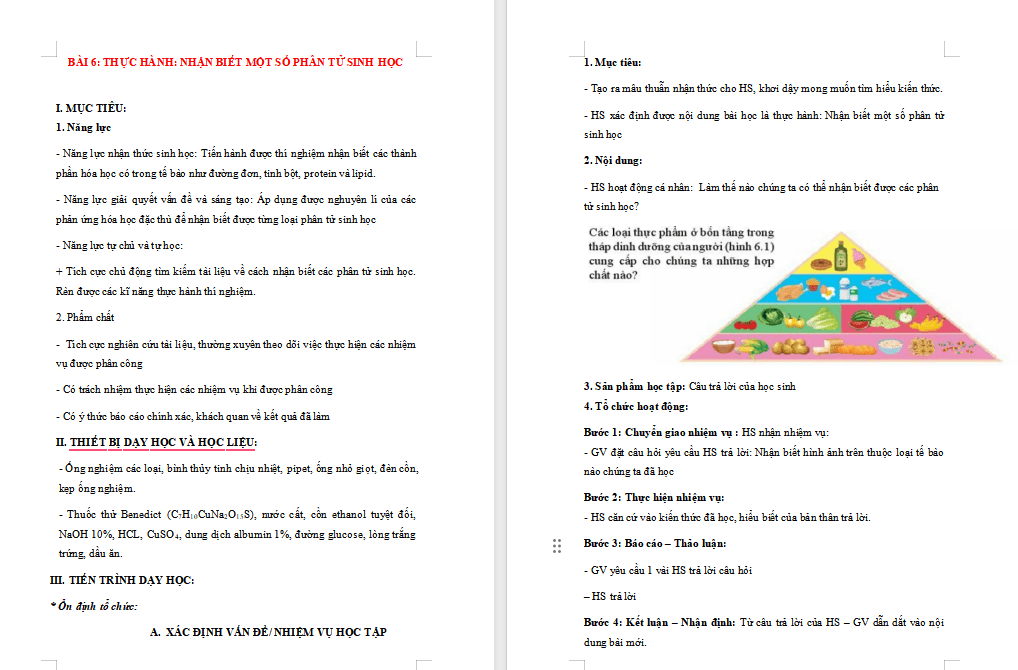 PowerPoint Sinh học 10 Kết nối Bài 6