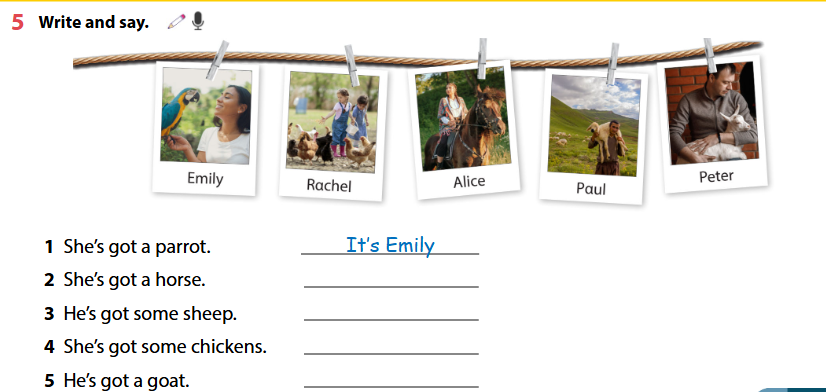 Sách bài tập Tiếng Anh lớp 4 Unit 1 lesson 1 minh họa 5