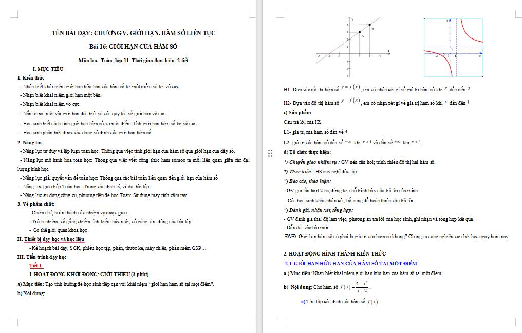 Giáo án PowerPoint Toán 11 Bài 16