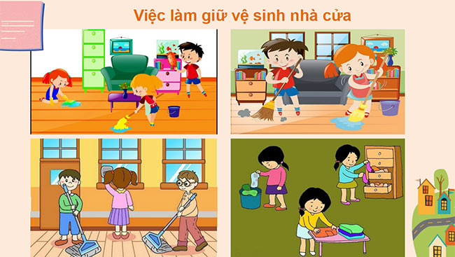 PowerPoint Tự nhiên và xã hội 2 Bài 4: Giữ sạch nhà ở