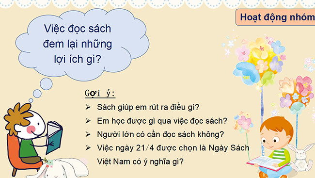 PowerPoint Tự nhiên và xã hội 2 Bài 7: Ngày hội đọc sách của chúng em