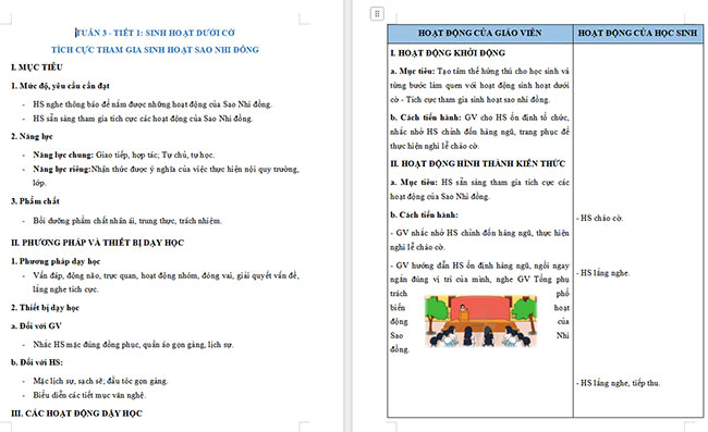 Giáo án Hoạt động trải nghiệm 2 Tuần 3