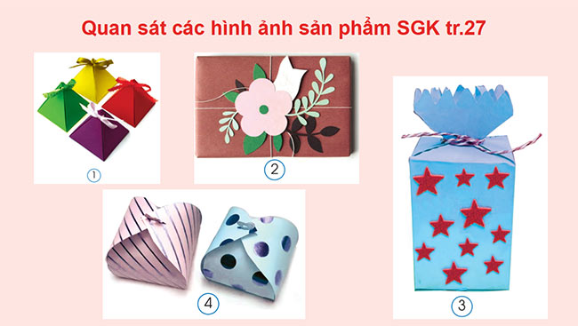 PowerPoint Mĩ thuật 5 Bài 6: Hộp quà xinh xắn