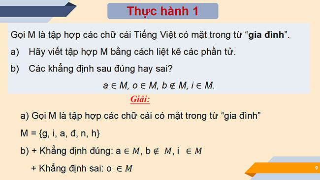 PowerPoint Toán 6 Bài 1: Tập hợp, Phần tử của tập hợp