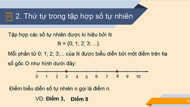 PowerPoint Toán 6 Bài 2: Tập hợp số tự nhiên. Ghi số tự nhiên