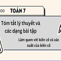 Tóm tắt lý thuyết và các dạng bài tập: Làm quen với biến cố và xác suất của biến cố