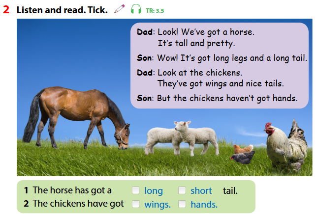 Wonderful world 4 unit 3 On the farm lesson 2 minh họa 2