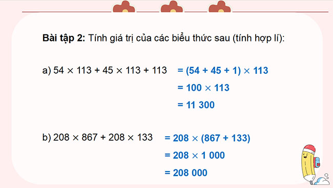 PowerPoint dạy thêm Toán 5 Bài 2: Ôn tập các phép tính với số tự nhiên