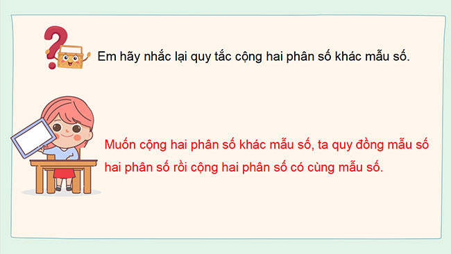 PowerPoint dạy thêm Toán 5 Bài 5: Ôn tập các phép tính với phân số