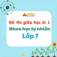 Bộ đề thi giữa kì 1 Khoa học tự nhiên 7 Theo CV 7991