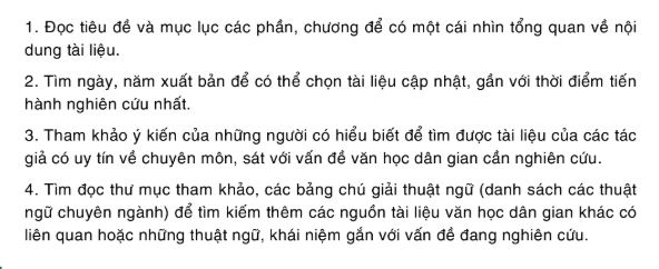 Soạn Chuyên đề Ngữ văn 10 Cánh diều phần 1: Yêu cầu và cách thức nghiên cứu một vấn đề văn học dân gian