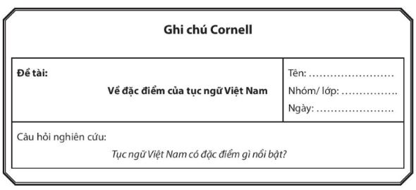 Soạn Chuyên đề Ngữ văn 10 Chân trời sáng tạo phần 1: Tập nghiên cứu một vấn đề văn học dân gian