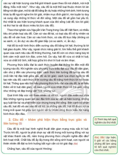 Soạn Chuyên đề Ngữ văn 10 Chân trời sáng tạo phần 2: Viết báo cáo và thuyết trình kết quả nghiên cứu về một vấn đề văn học dân gian