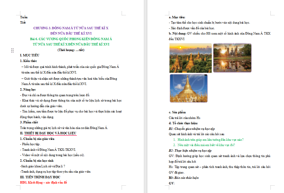 Giáo án PowerPoint Lịch sử 7 Kết nối Bài 6