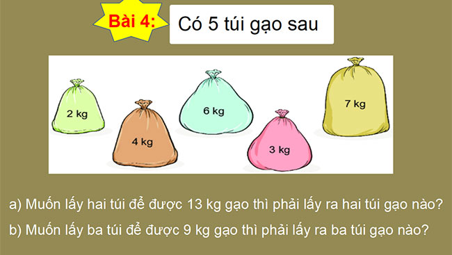 PowerPoint Toán 2 Bài 18: Luyện tập chung