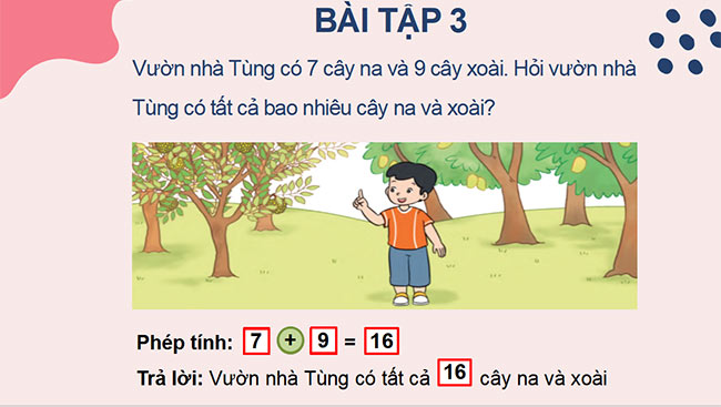 PowerPoint Toán 2: Bảng cộng (có nhớ) trong phạm vi 20