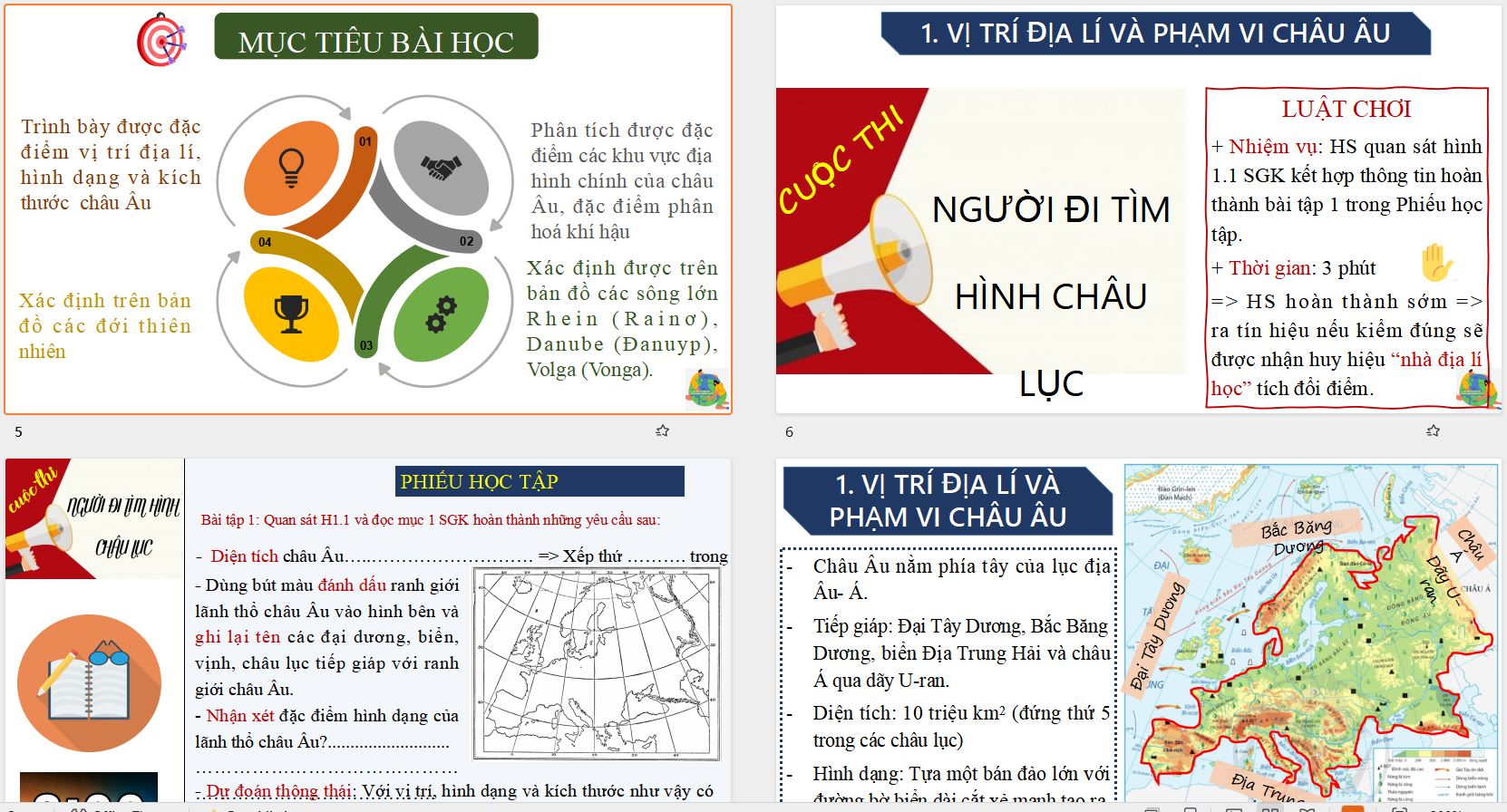 Bài giảng điện tử Địa lý 7 sách Cánh diều cả năm