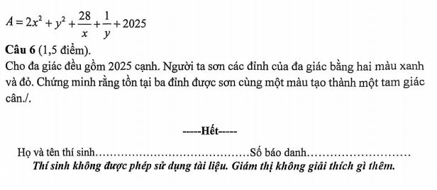 Đề thi HSG Toán 9 phường Tân Mai – Nghệ An