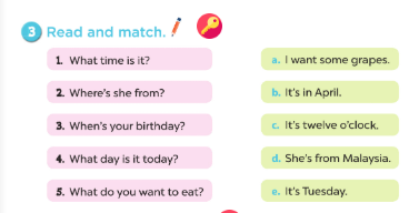 Tiếng Anh lớp 4 Global success Review 1 minh họa 3